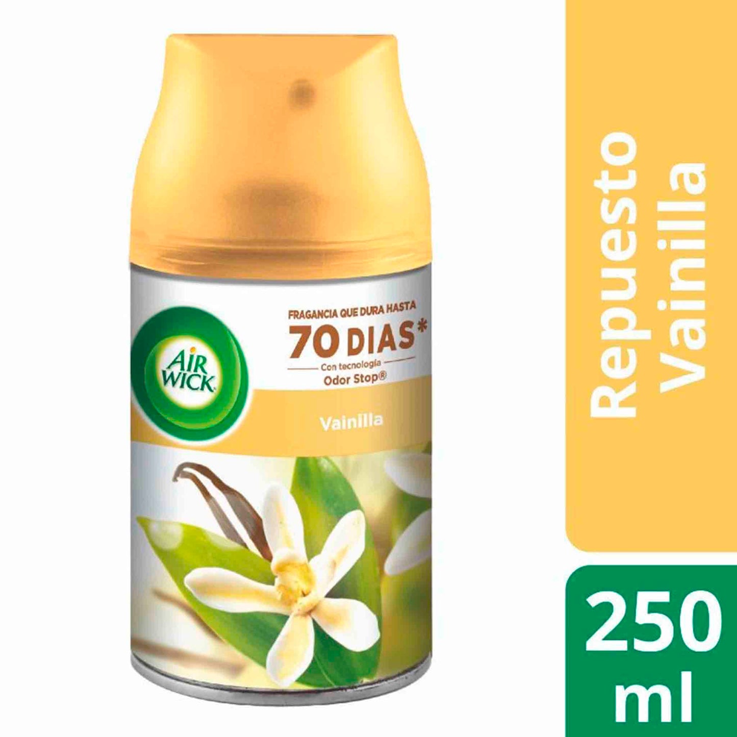 Aromatizante Ambiental Repuesto Aerosol Vainilla 250 ml