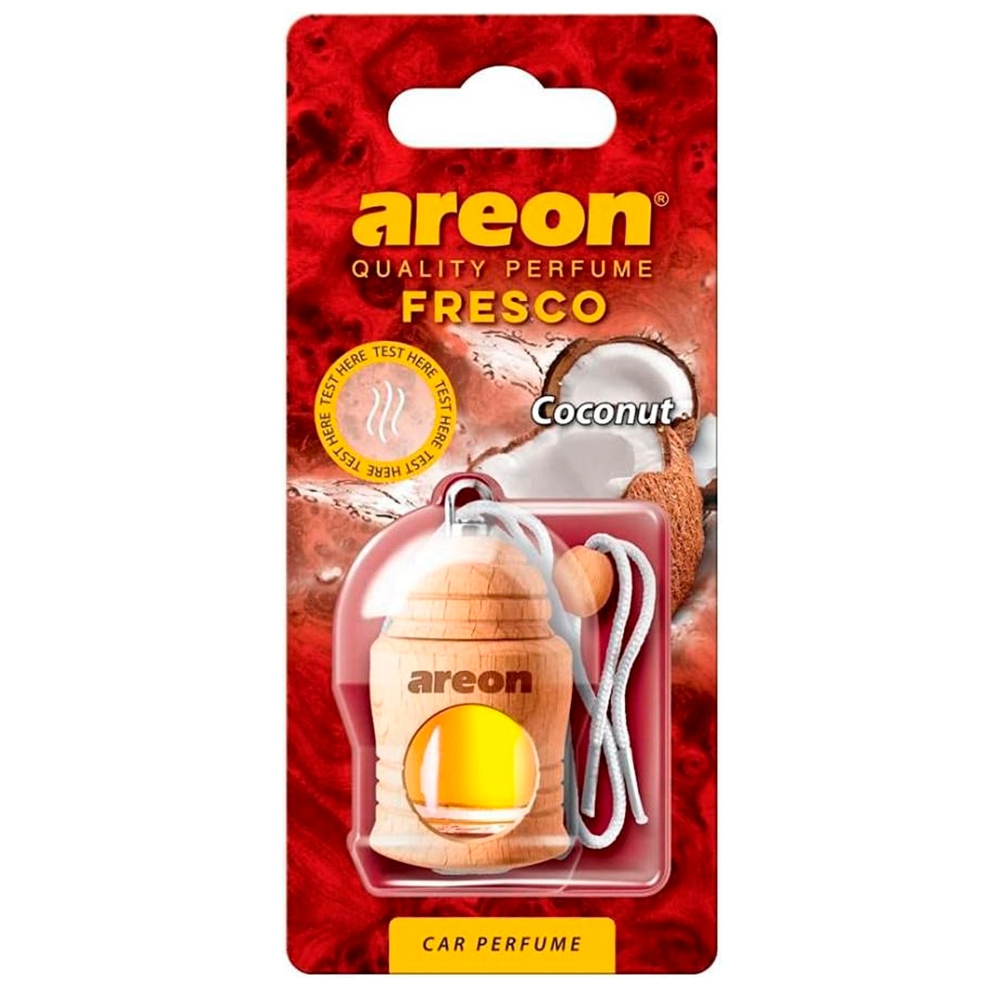 Aromatizante de auto Areon Fresco Coconut FRTN10 aroma coco