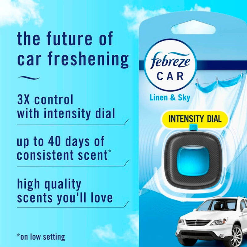 Aromatizante para Auto Febreze Clip – Aroma Linen & Sky FEBREZE- Dermocosmetica_belleza_online