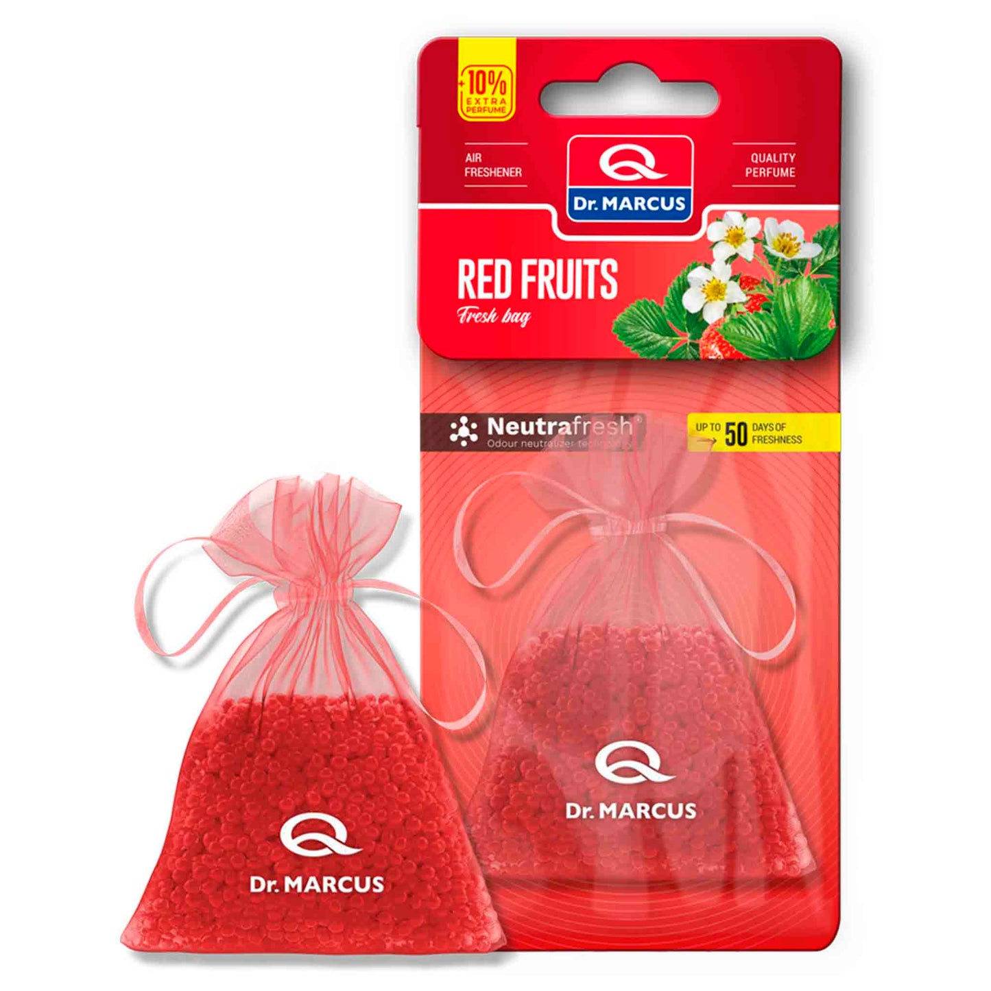 Aromatizante para Auto Dr. Marcus Fresh Bag 50 Días - Red Fruits