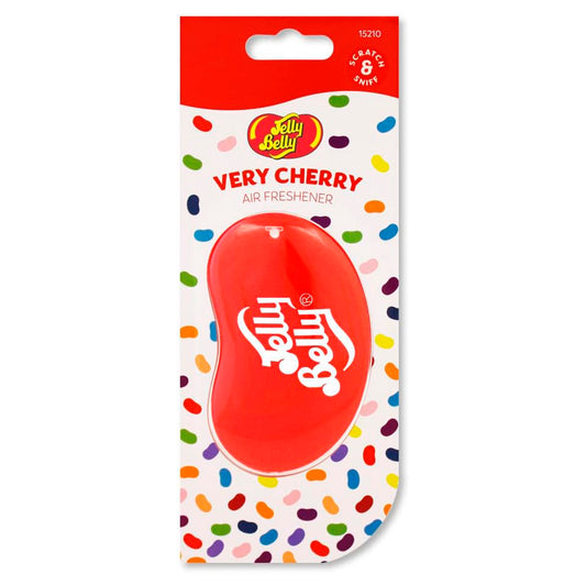 Aromatizante para Auto Jelly Belly 3D Very Cherry – Aroma Intenso y Diseño Coleccionable