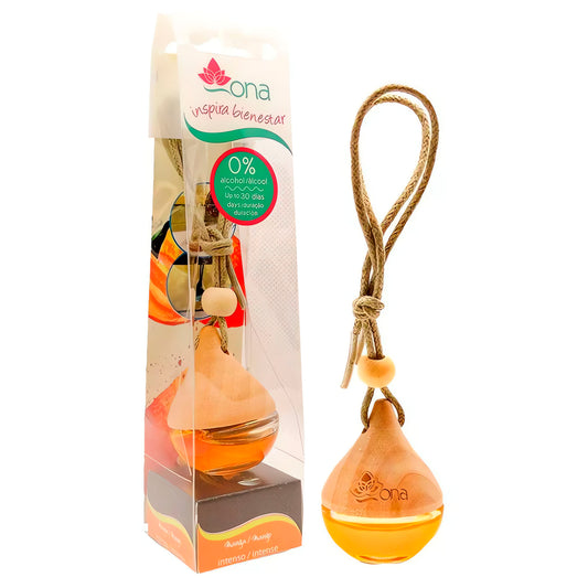 Ambientador de Auto Colgante Ona – Mango con Aceites Esenciales ONA- Dermocosmetica_belleza_online