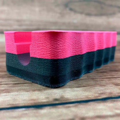 Borrador magnético Artline para pizarra con soporte para plumón, base imantada y diseño compacto rosado