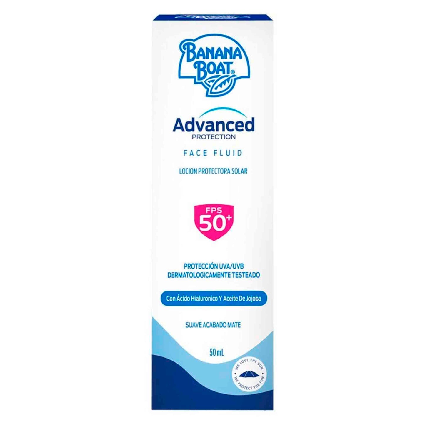 Banana Boat Face Fluid Loción Solar SPF 50+ 50 ml