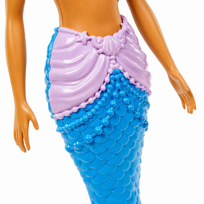 Barbie sirena fantasía aleta azul lila muñeca Mattel original