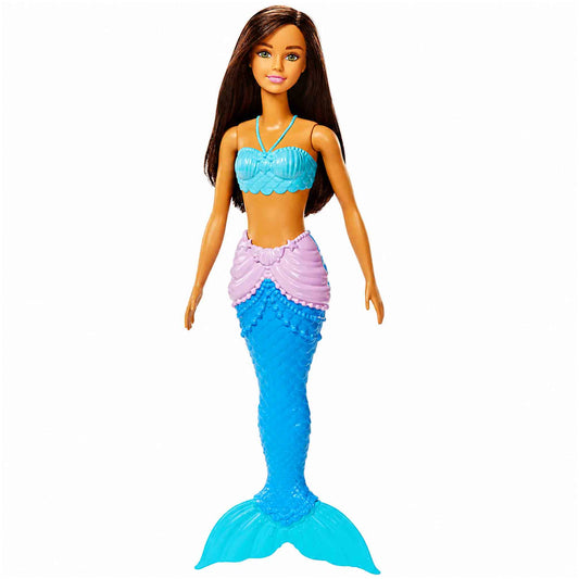 Barbie sirena fantasía aleta azul lila muñeca Mattel original