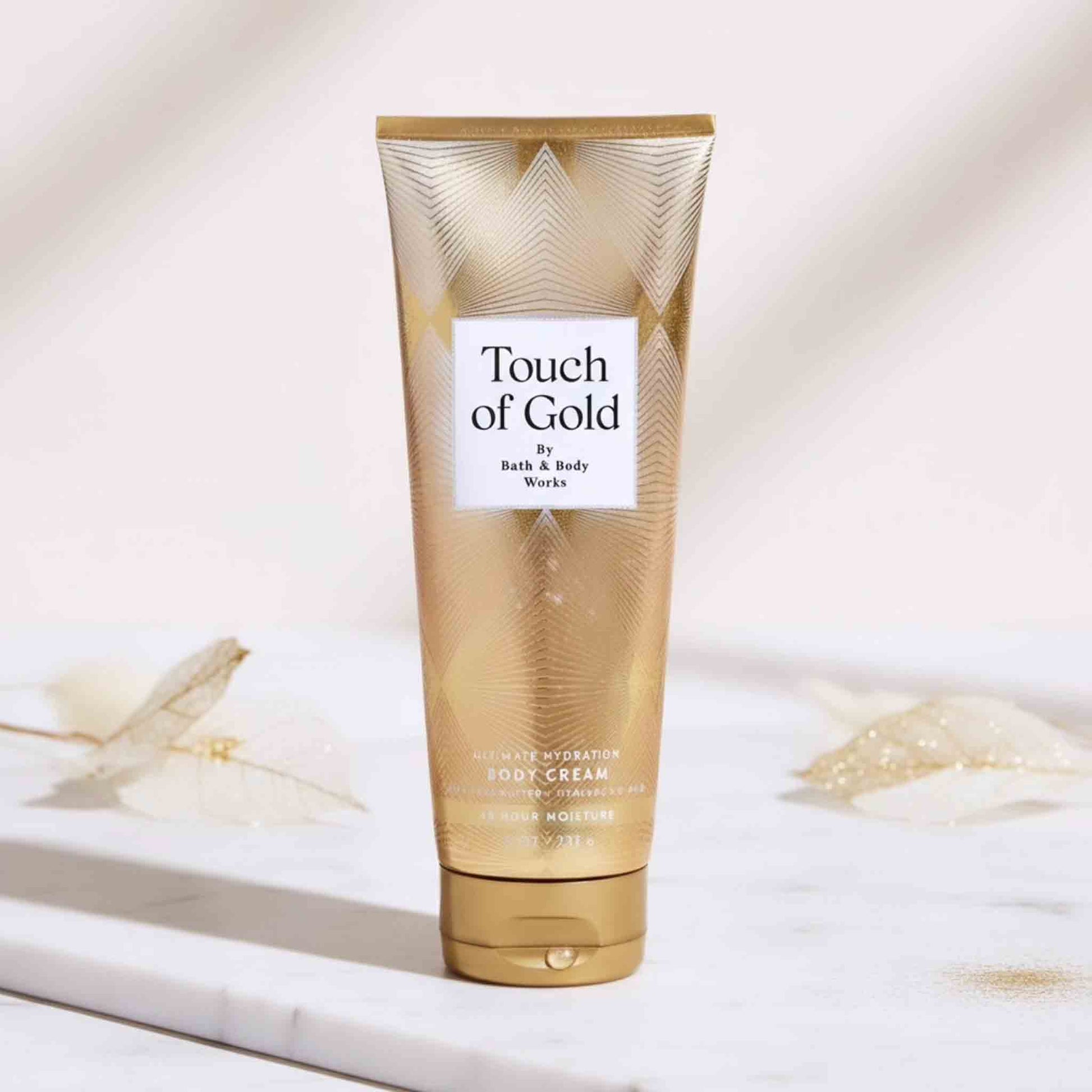 Crema corporal Bath Body Works Touch of Gold hidratación 48h