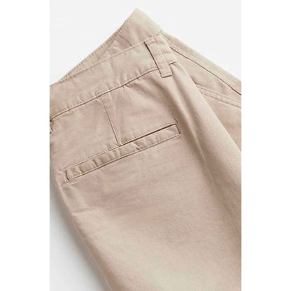 Bermudas Sarga De Algodón Suave H&M Man H&M- Dermocosmetica_belleza_online