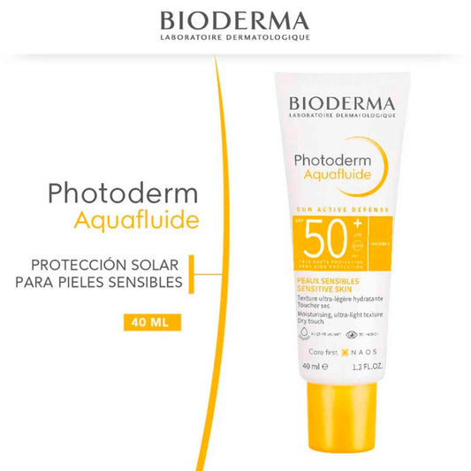 Bioderma Photoderm Aquafluid SPF 50+ 40 ml – Fluido Solar Invisible