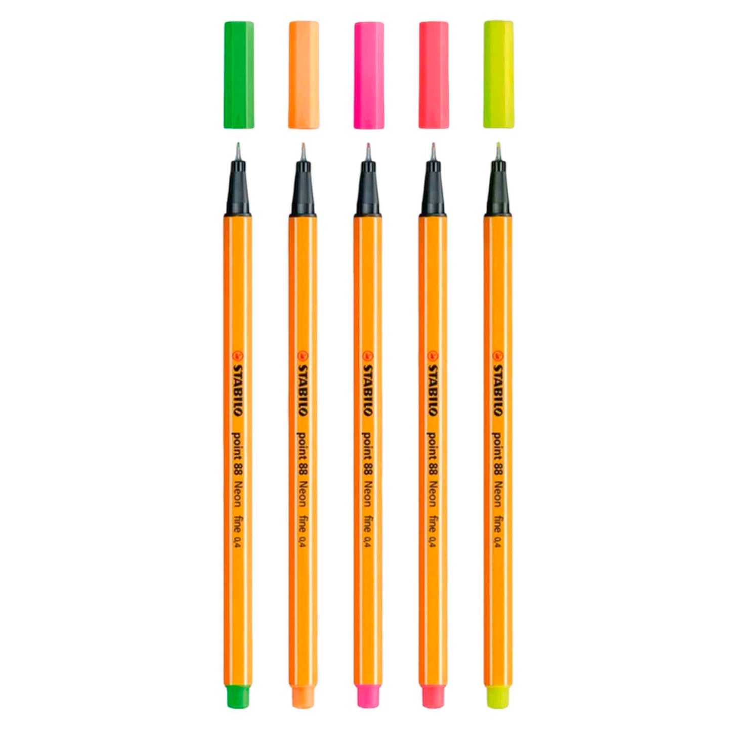 Boligrafos Stabilo Fineliner Premium Point 88 + Pen 68 Neón 10 Unidades