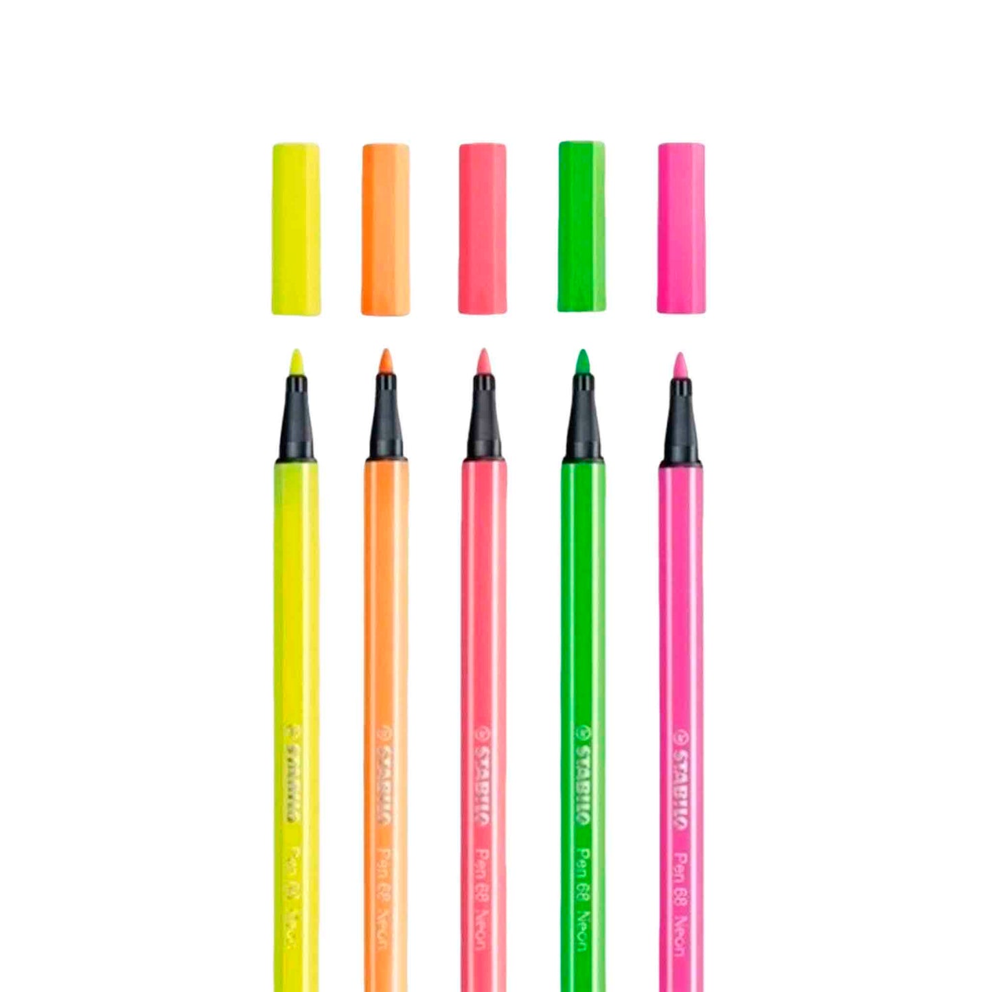 Boligrafos Stabilo Fineliner Premium Point 88 + Pen 68 Neón 10 Unidades