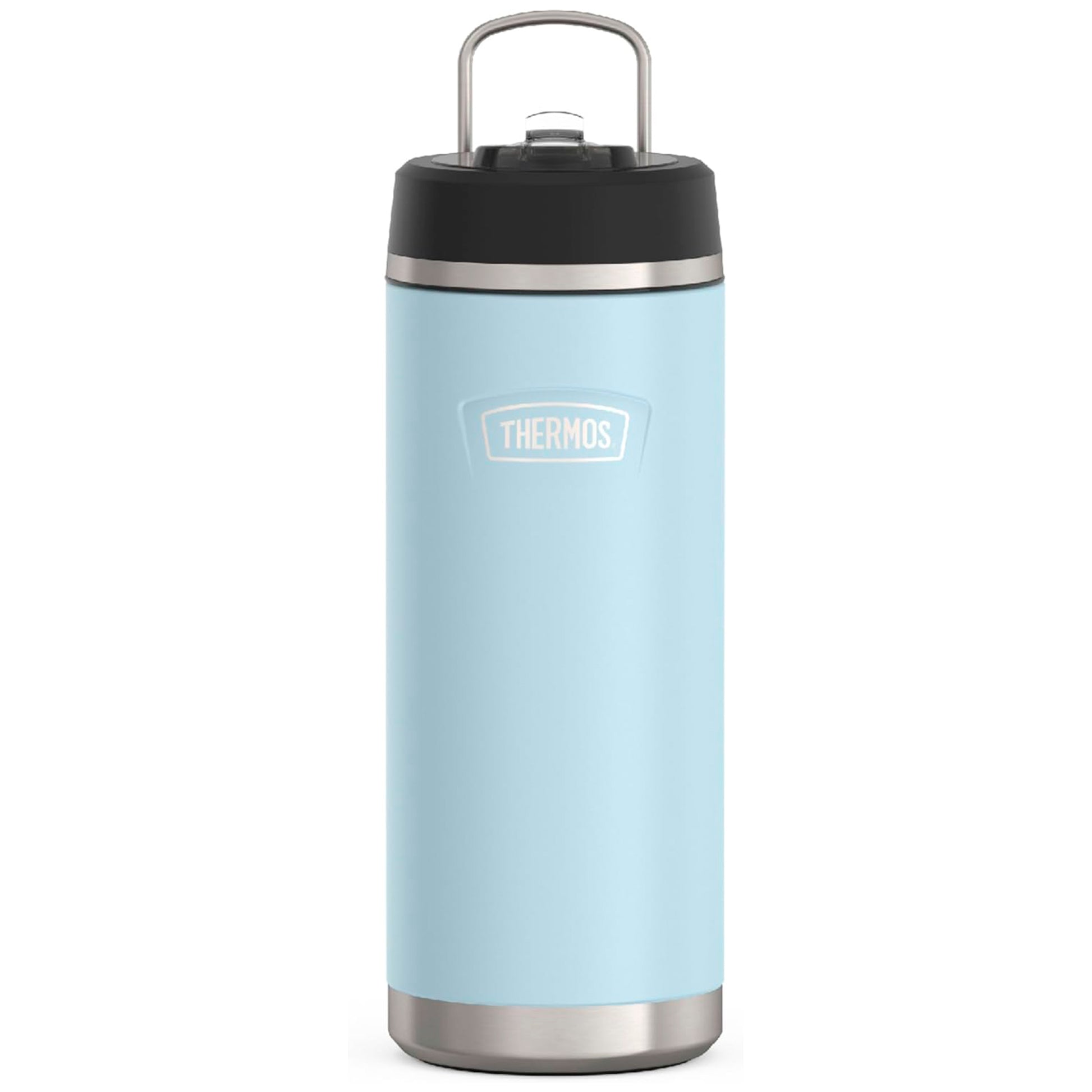 Botella de Agua Icon 1.2 L Acero Inoxidable Thermos Azul Claro – Hidratación Duradera THERMOS- Dermocosmetica_belleza_online