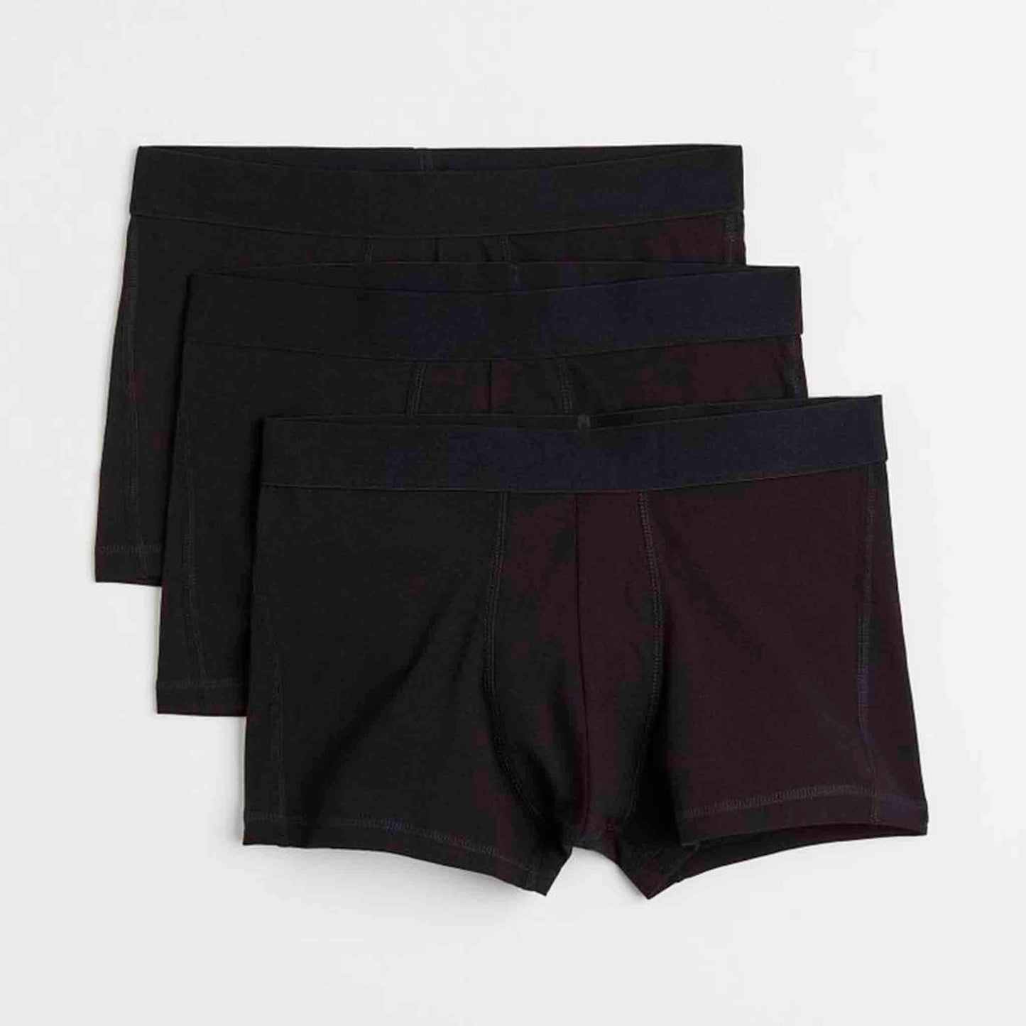 Pack 3 Boxers H & M Trunks Hombre Pretina Lycra