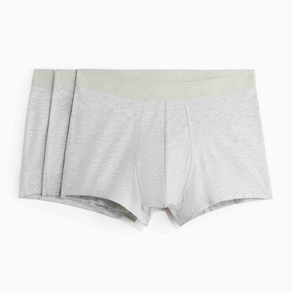 Pack 3 Boxers H & M Trunks Hombre Pretina Lycra