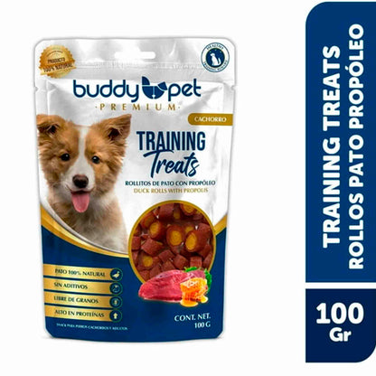 Buddy Pets Training Treats Rollitos de Pato con Propóleo 100 g
