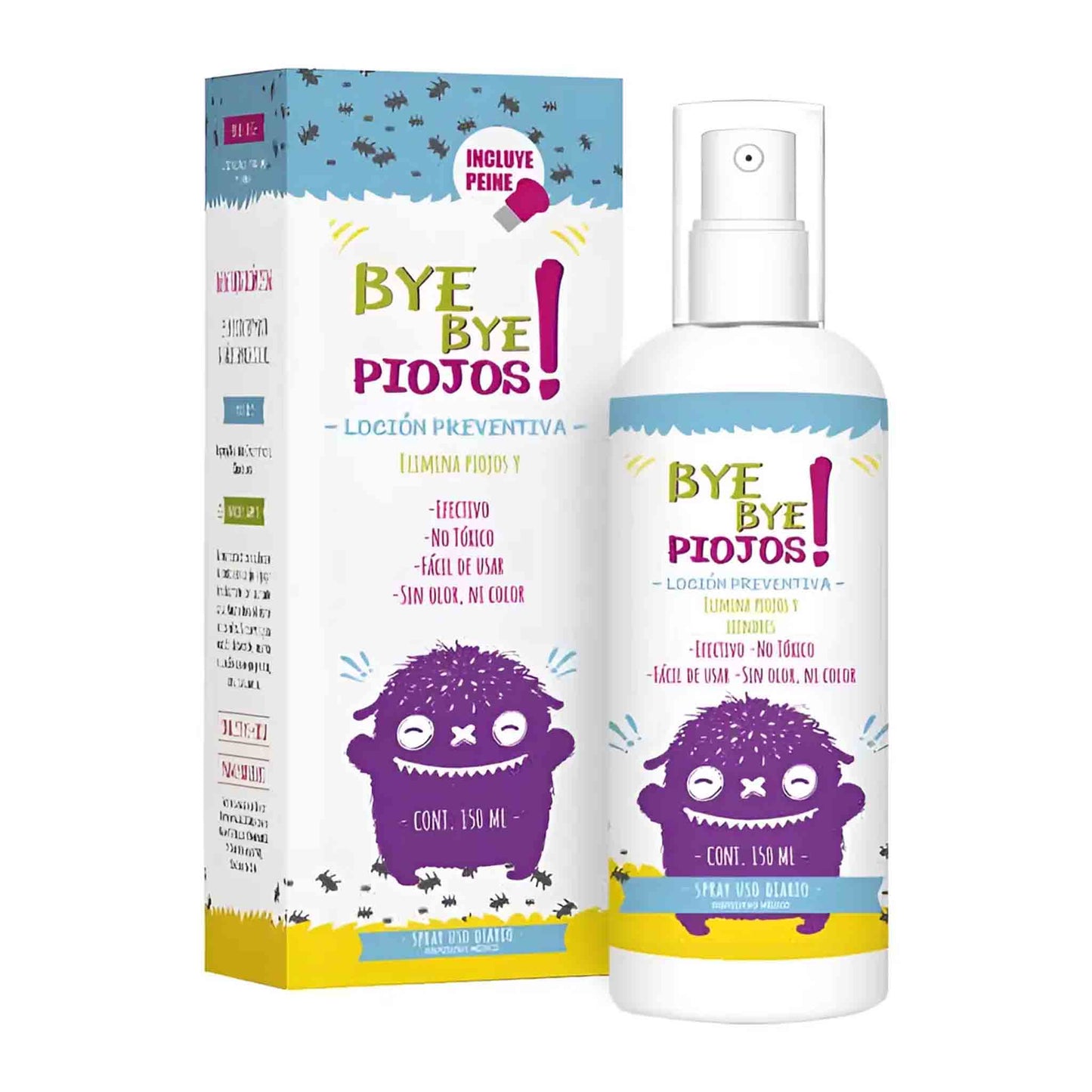 Bye Bye Piojos Loción Preventiva 120ml – Protección diaria