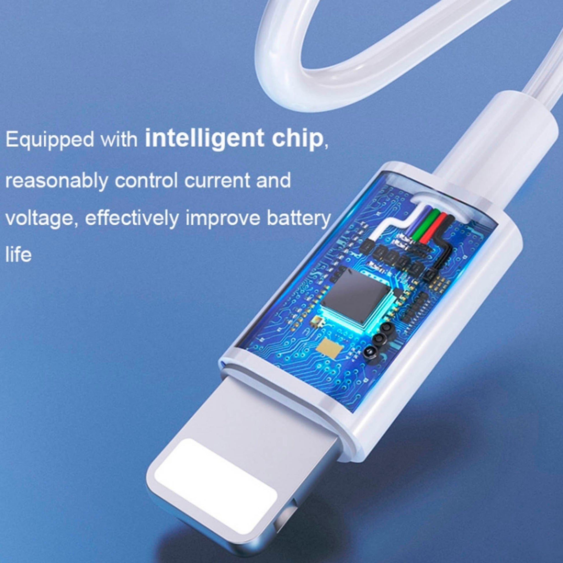 Cable De Datos Romoss Cb12 USB a Lightning 1 Metro ROMOSS- Dermocosmetica_belleza_online