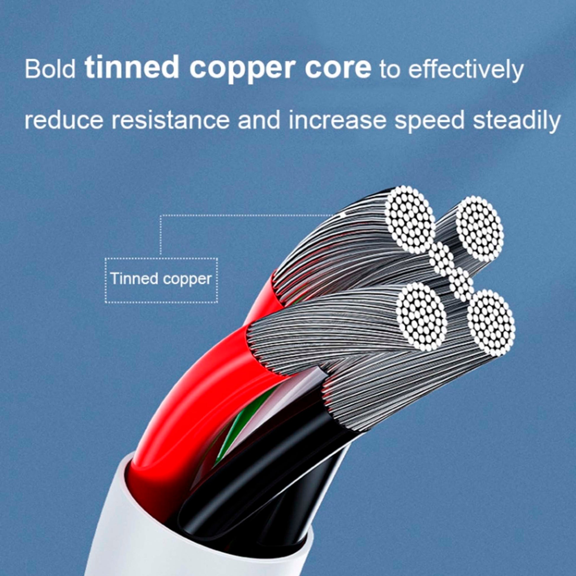 Cable De Datos Romoss Cb12 USB a Lightning 1 Metro ROMOSS- Dermocosmetica_belleza_online