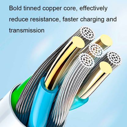 Cable Romoss USB-C a Lightning 27W Carga Rápida – 1 Metro, Material TPE ROMOSS- Dermocosmetica_belleza_online