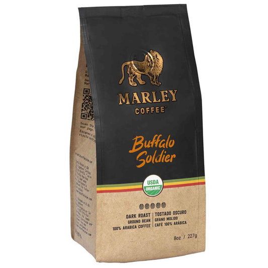Café Marley Coffee Buffalo Soldier 227 g – Grano molido
