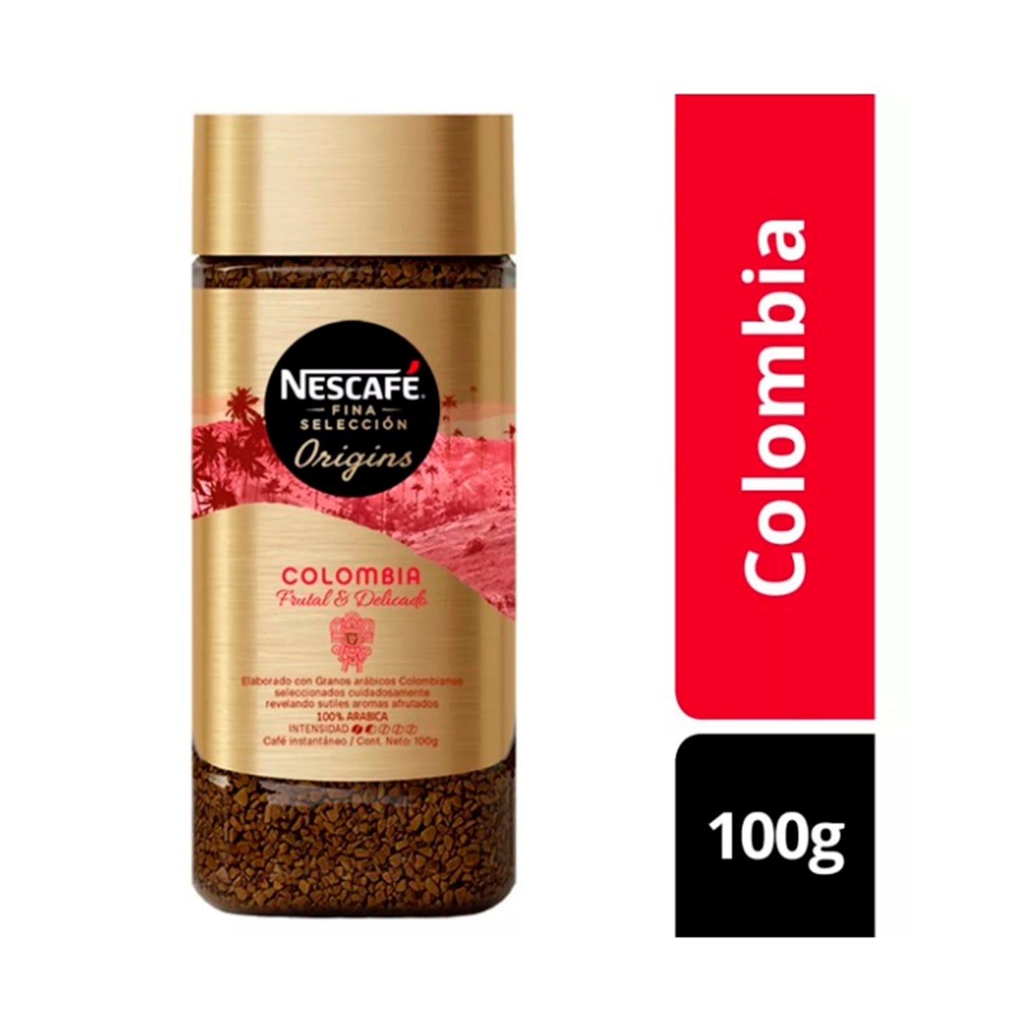 Café Nescafé Fina Selección Origins Colombia 100 g – Café Instantáneo Premium NESCAFÉ- Dermocosmetica_belleza_online