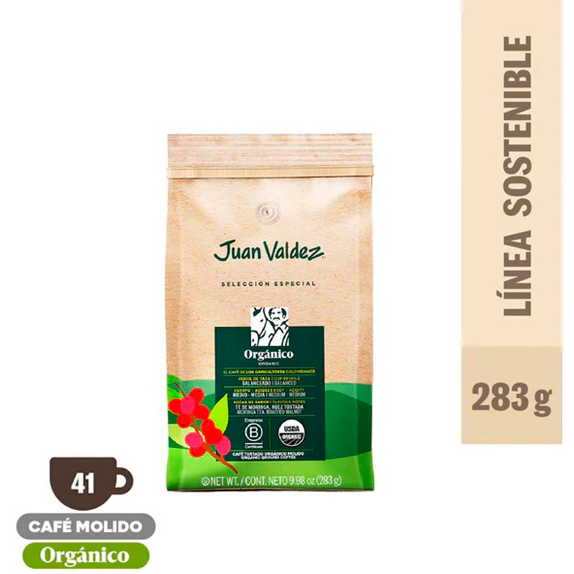Café Juan Valdez Gourmet Selección Grano Molido Balanceado 283 g JUAN VALDEZ- Dermocosmetica_belleza_online