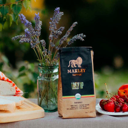 Café Marley Coffee Lively Up! 227g – Grano Molido Intenso 100% Arábica Marley Coffe- Dermocosmetica_belleza_online