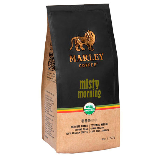 Café Molido Marley Coffee Misty Morning 227g – Sabor Suave y Aromático MARLEY COFFEE- Dermocosmetica_belleza_online