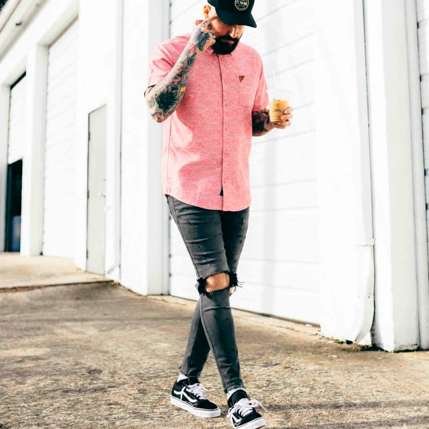 Camisa Guayabera Mormaii Hombre Manga Corta 100% Algodón