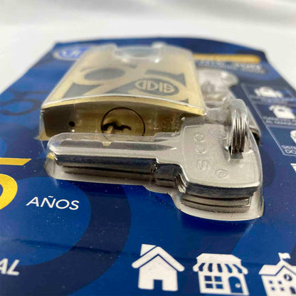 Candado Odis Colección 95 Años Serie 300 350S 50 mm con Hombros + Llavero