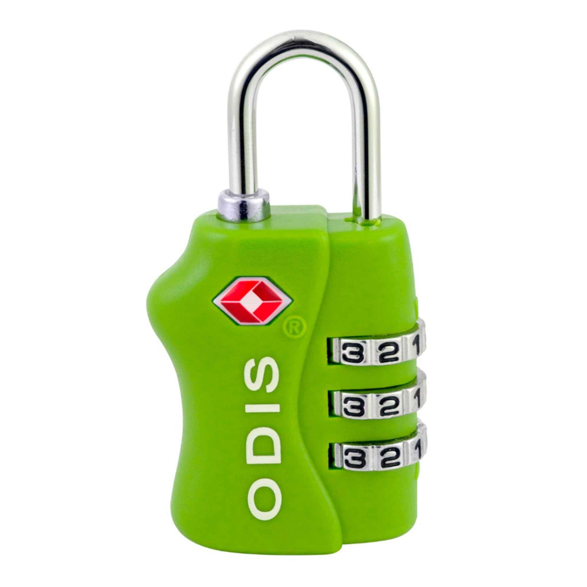 Candado Odis Tsa 33mm Verde ODIS- Dermocosmetica_belleza_online