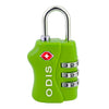 Candado Odis Tsa 33mm Verde ODIS- Dermocosmetica_belleza_online