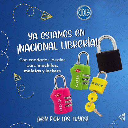 Candado Odis Tsa 33mm Verde ODIS- Dermocosmetica_belleza_online