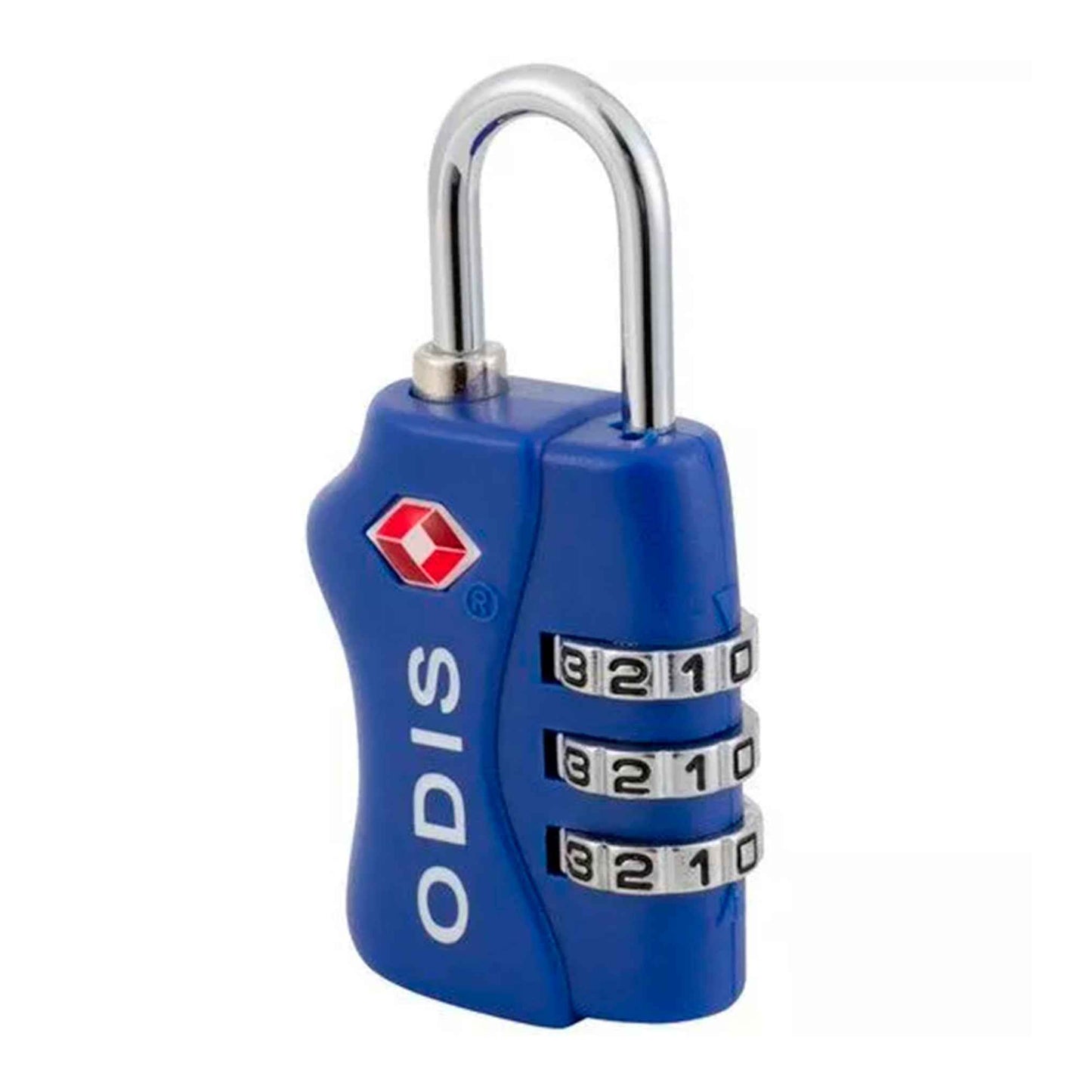 Candado Odis TSA 33 mm Azul – Seguridad de Viaje con Combinación ODIS- Dermocosmetica_belleza_online