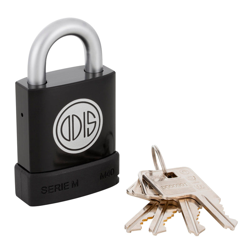 Candado Odis M40 Protected 48 mm – Seguridad Máxima con Gancho de Borón ODIS- Dermocosmetica_belleza_online