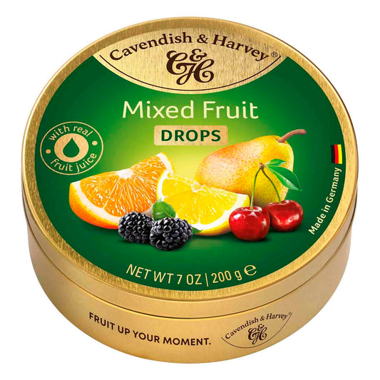Caramelos Cavendish & Harvey Mixed Fruit 175 g – Sabor Premium Alemán CAVENDISH & HARVEY- Dermocosmetica_belleza_online
