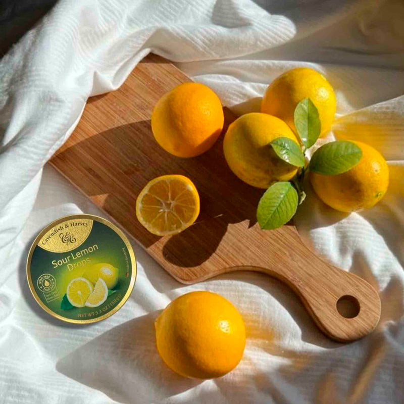 Caramelos Cavendish & Harvey Sour Lemon Drops – Sabor Premium Alemán