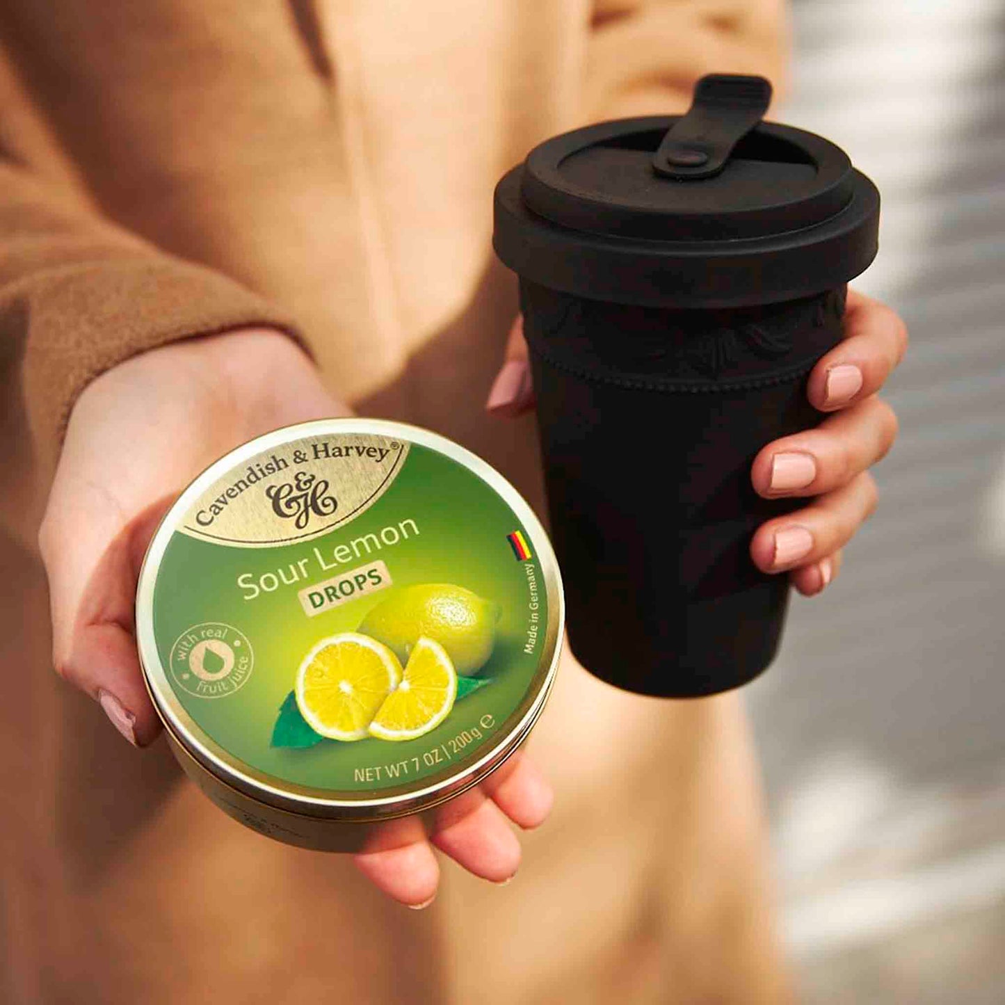 Caramelos Cavendish & Harvey Sour Lemon Drops – Sabor Premium Alemán