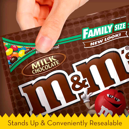 M&M's Chocolate con Leche Bolsa Familiar 510.3g – Dulce Diversión para Compartir M & M- Dermocosmetica_belleza_online