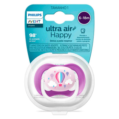 Philips Avent Chupón Ultra Air Happy 6-18 meses – Confort y Ventilación