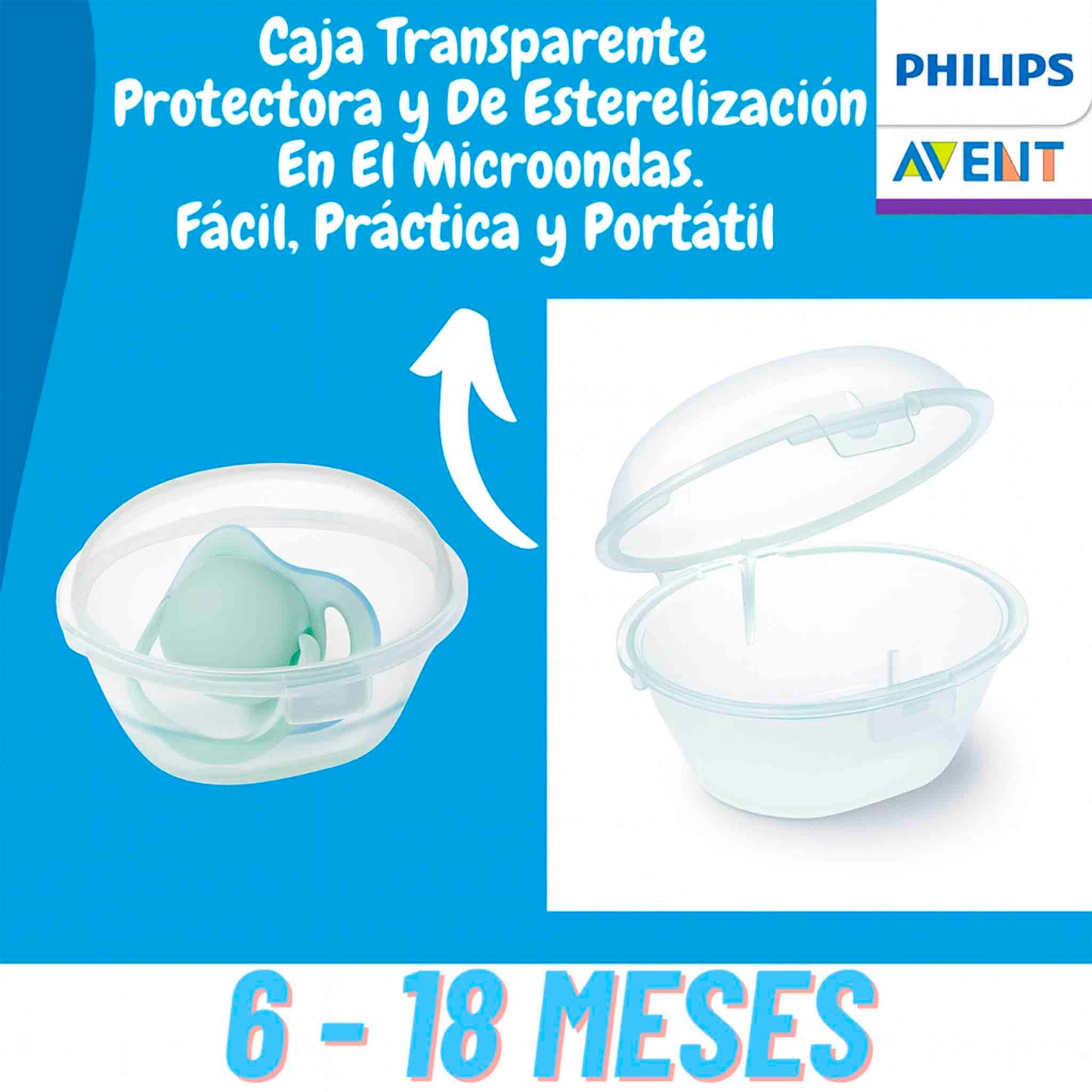 Philips Avent Chupón Ultra Air Happy 6-18 meses – Confort y Ventilación