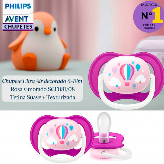 Philips Avent Chupón Ultra Air Happy 6-18 meses – Confort y Ventilación