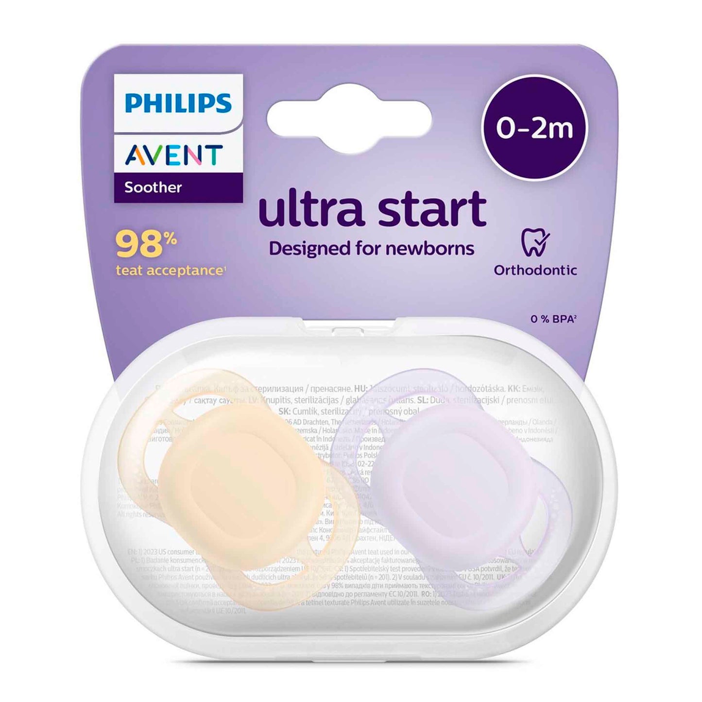 Chupete Philips Avent Ultra Start SCF075/01 Recién Nacido (0 - 2 Meses)
