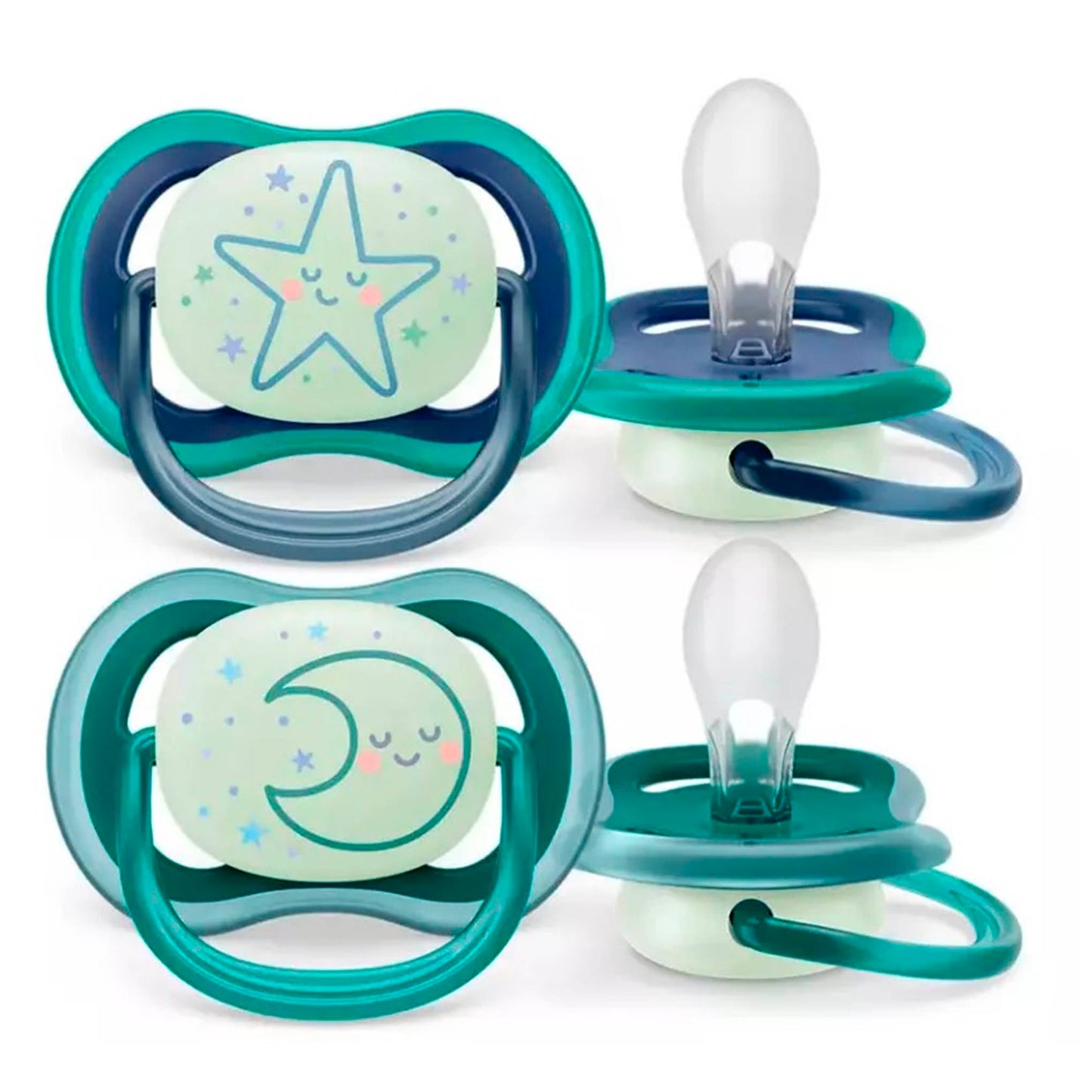 Chupete Avent Ultra Air Night 6-18 Meses SCF376/13 – Suave, ventilado y fácil de encontrar en la oscuridad Avent- Dermocosmetica_belleza_online