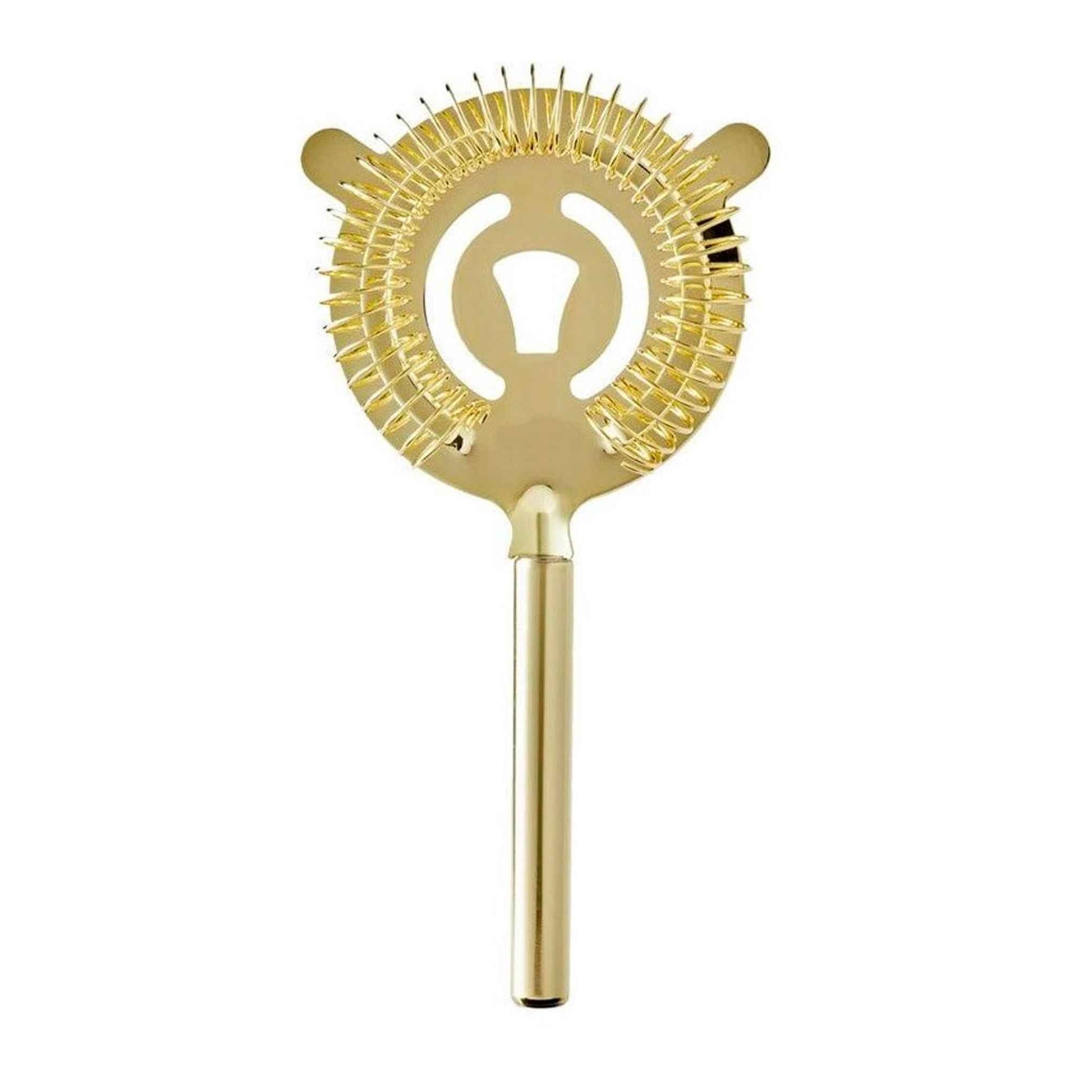 Colador De Bar De Tragos, Cocteles De Acero Inoxidable Dorado Jacent- Dermocosmetica_belleza_online