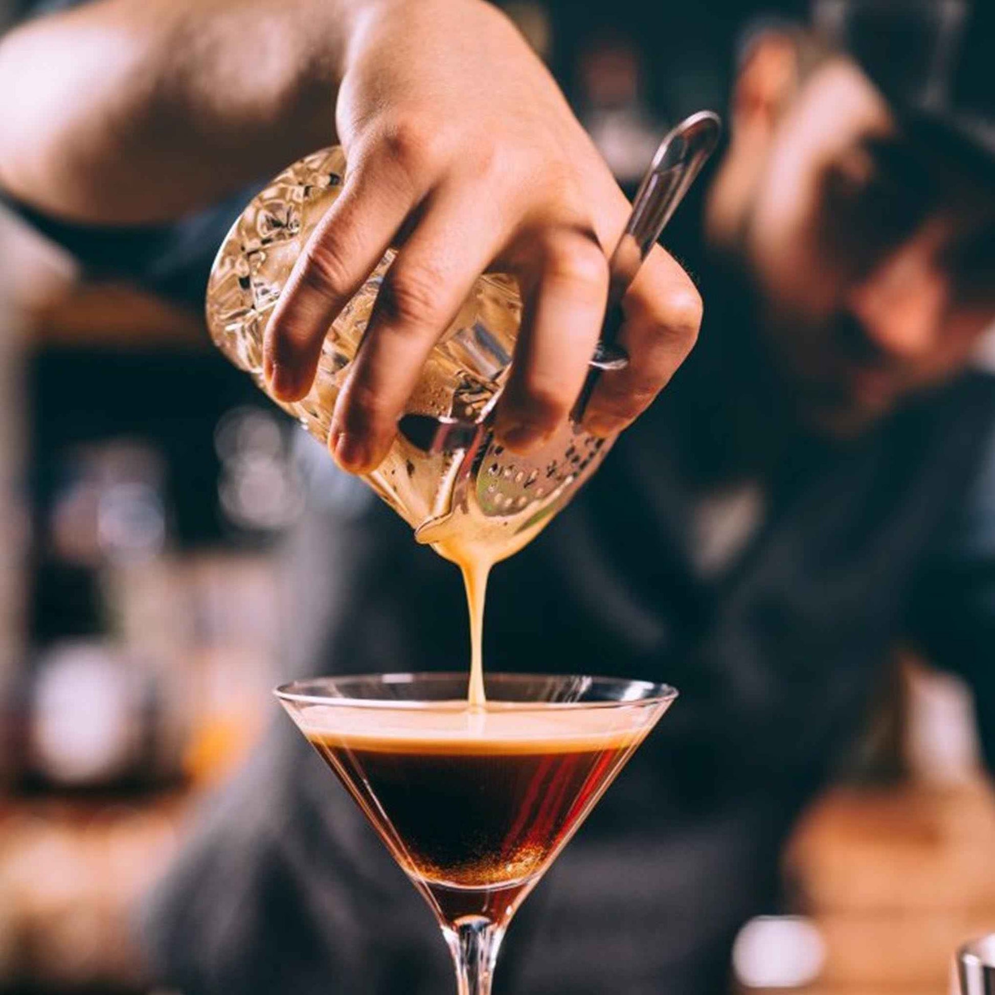 Colador De Bar De Tragos, Cocteles De Acero Inoxidable Dorado Jacent- Dermocosmetica_belleza_online