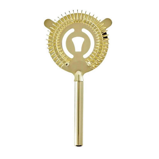 Colador De Bar De Tragos, Cocteles De Acero Inoxidable Dorado