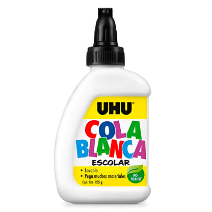 Cola Fria Escolar UHU Blanca 250Gr. UHU- Dermocosmetica_belleza_online