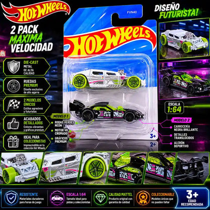 Hot Wheels Pack 2 Autos Variantes Modelos