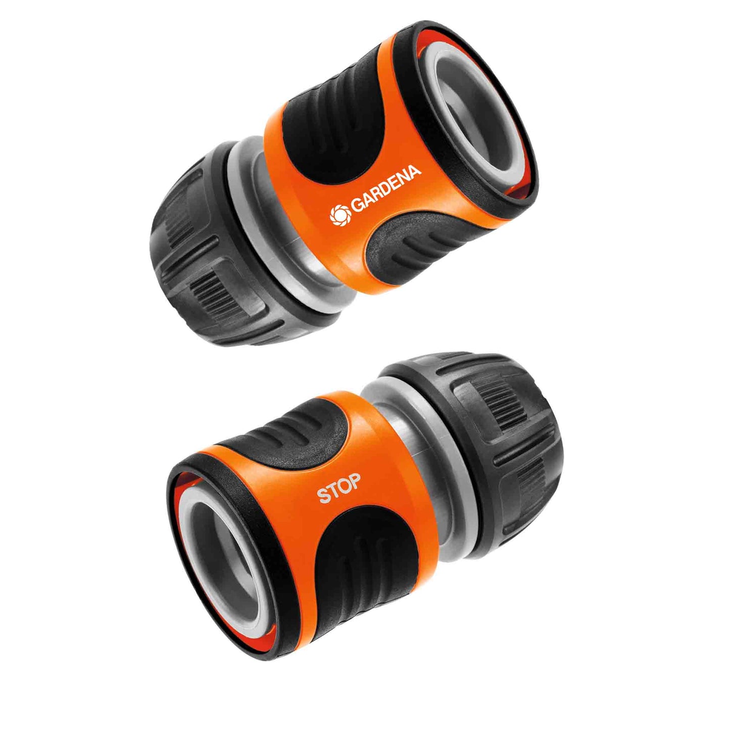 Conector rápido Gardena Aqua Stop para manguera 1/2 a 5/8 pulgadas